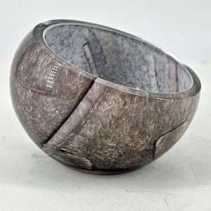 Asymmetric hand blown glass multi color Votive Tea Light Candle Holder